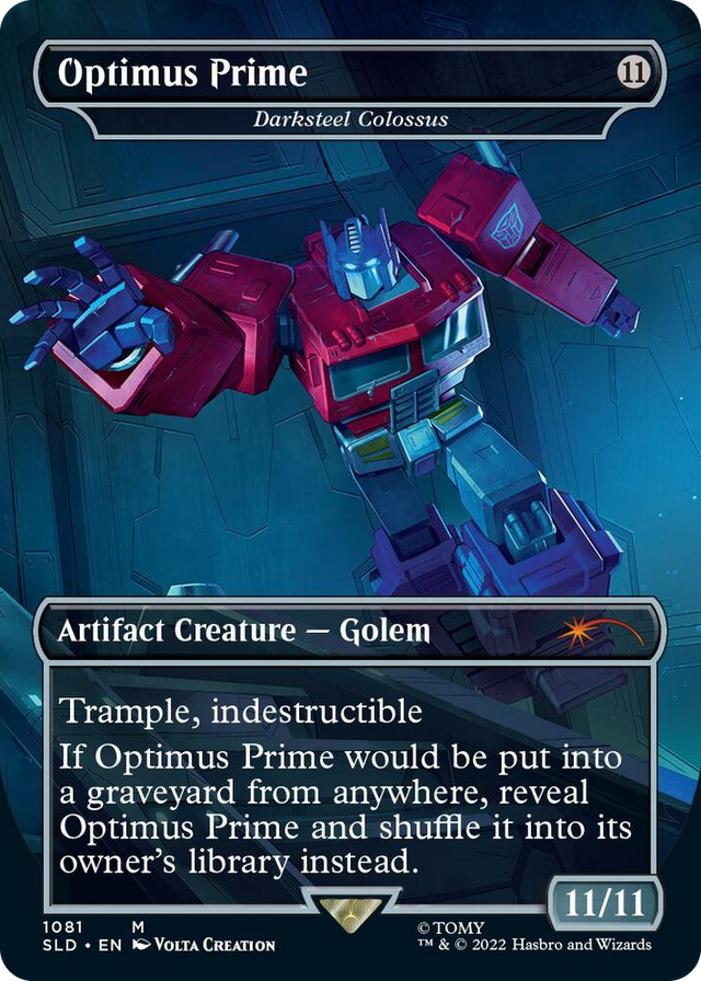1081 Optimus Prime - Darksteel Colossus M Secret Lair Drop Series