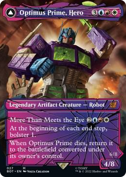 0027 Optimus Prime, Hero (Shattered Glass) M Universes Beyond: Transformers