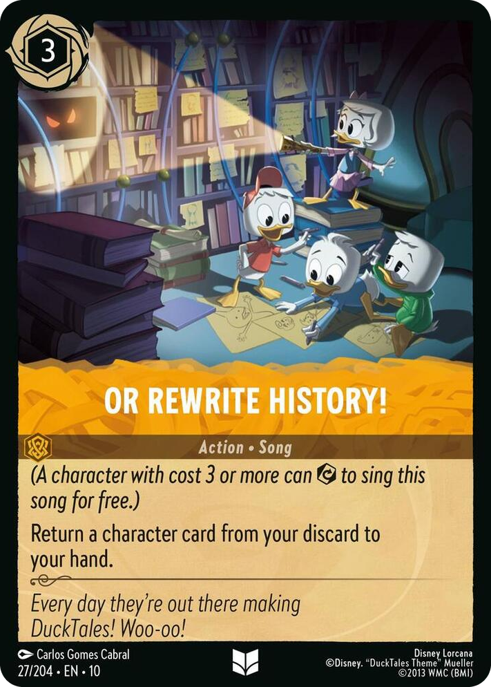 0027 Or Rewrite History! Uncommon Whispers in the Well