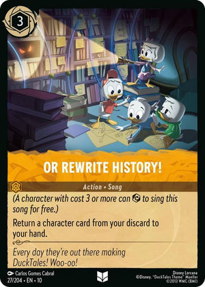 0027 Or Rewrite History! Uncommon Whispers in the Well
