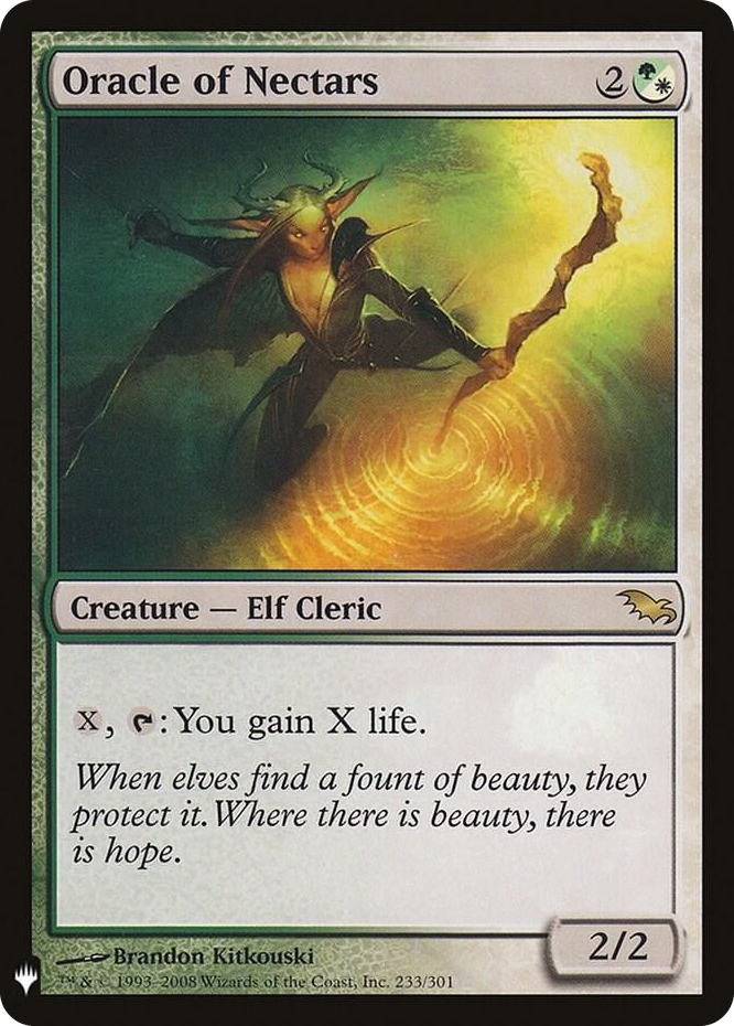 0233 Oracle of Nectars R The List Reprints