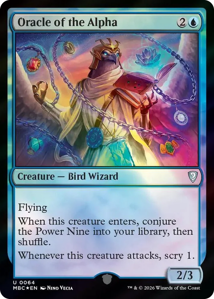 0064 Oracle of the Alpha U Mystery Booster Commander Edition