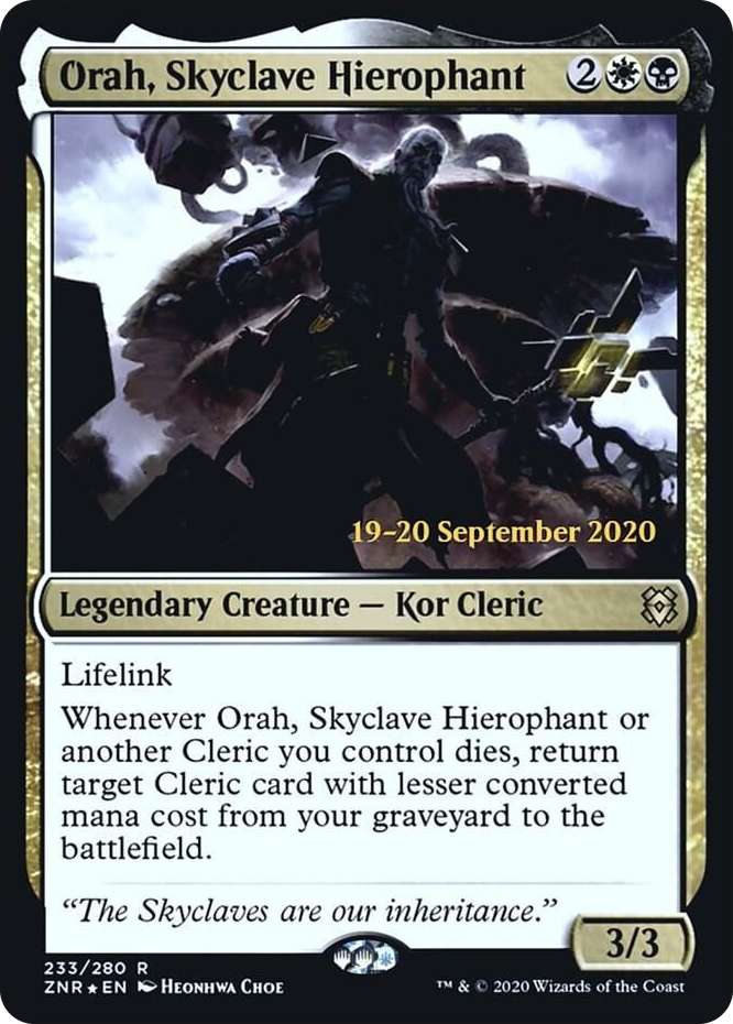 Orah, Skyclave Hierophant #233 R - Prerelease Cards Pokemon card