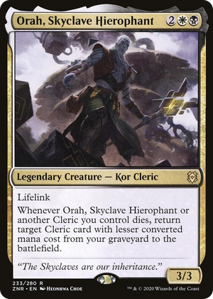 0233 Orah, Skyclave Hierophant R Zendikar Rising