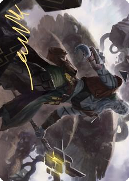0079 Orah, Skyclave Hierophant Art Card (Gold-Stamped Signature) S Art Series: Zendikar Rising