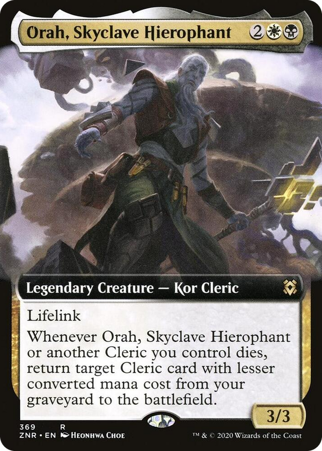 0369 Orah, Skyclave Hierophant (Extended Art) R Zendikar Rising