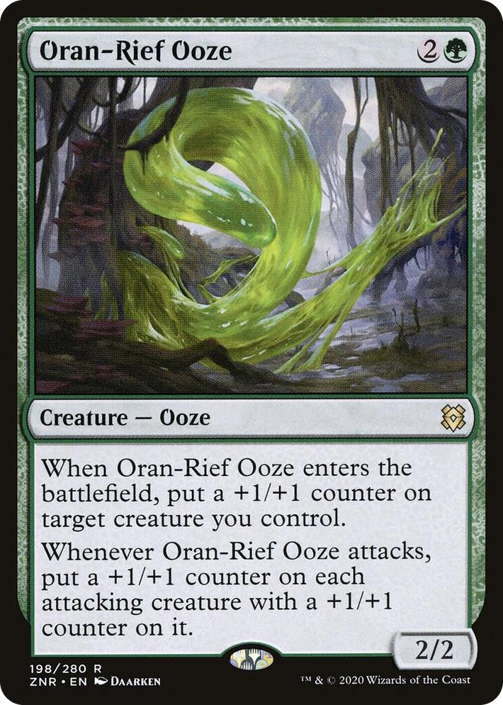 0198 Oran-Rief Ooze R Zendikar Rising