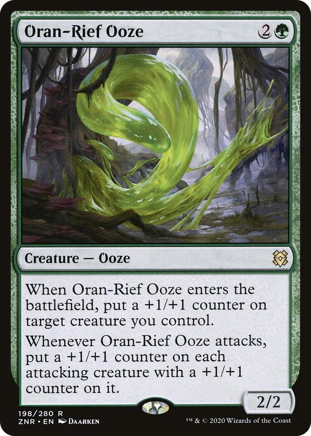 0198 Oran-Rief Ooze R Zendikar Rising