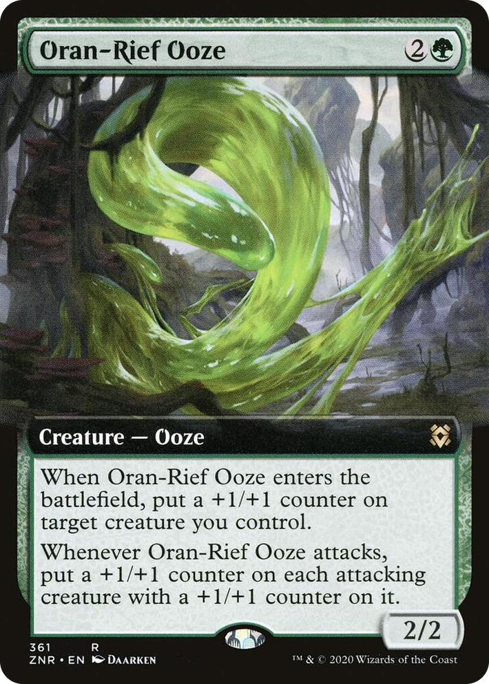 0361 Oran-Rief Ooze (Extended Art) R Zendikar Rising
