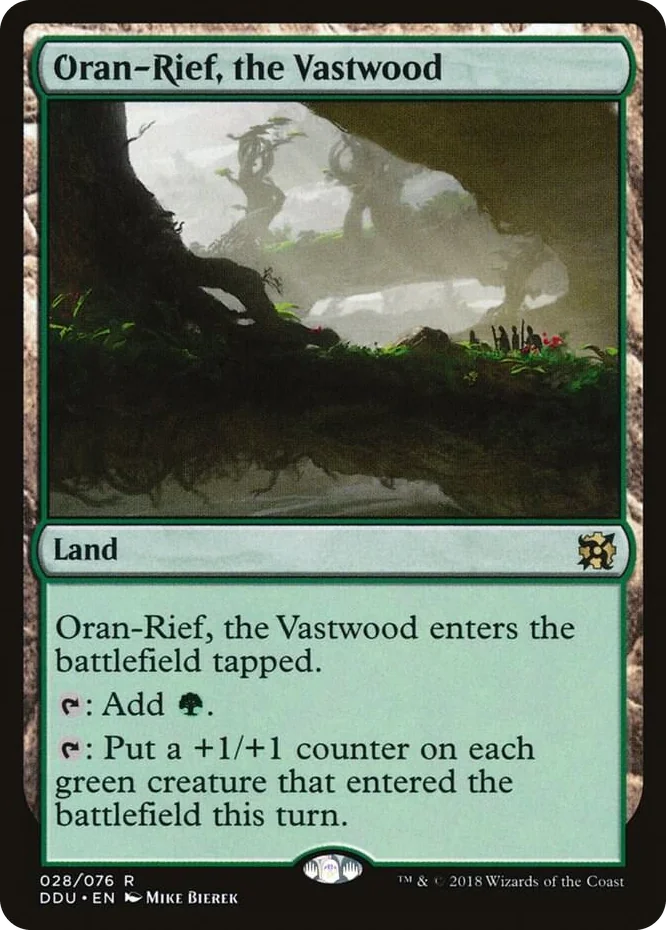 0028 Oran-Rief, the Vastwood R Duel Decks: Elves vs. Inventors