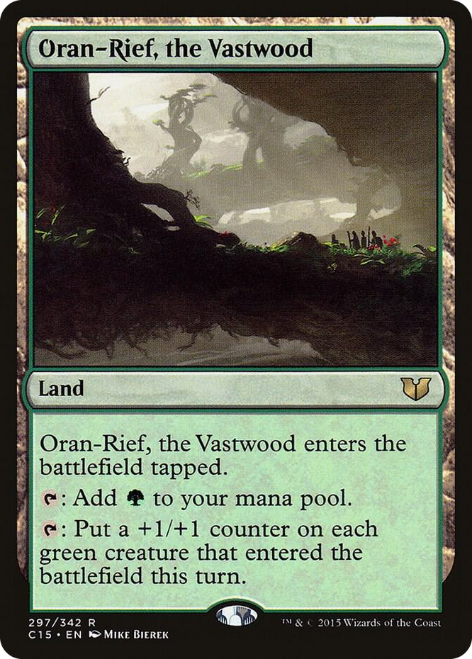Oran-Rief, the Vastwood #297 R - Commander 2015 Pokemon card