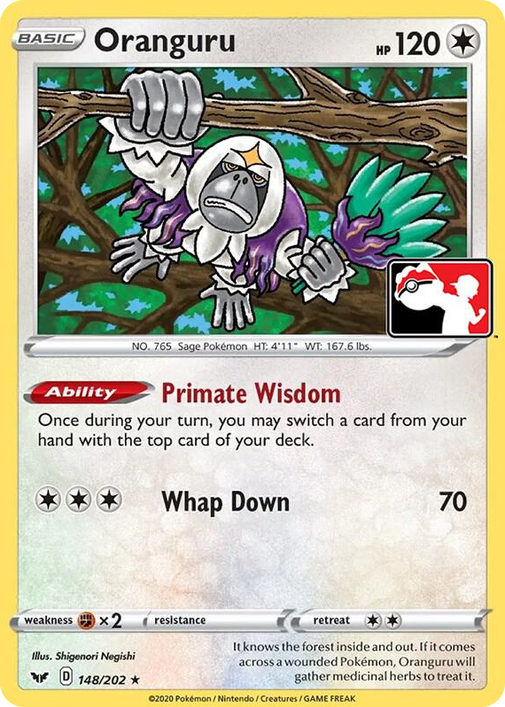 0148 Oranguru Rare Prize Pack Series Cards