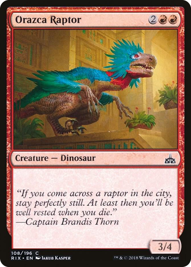0108 Orazca Raptor C Rivals of Ixalan