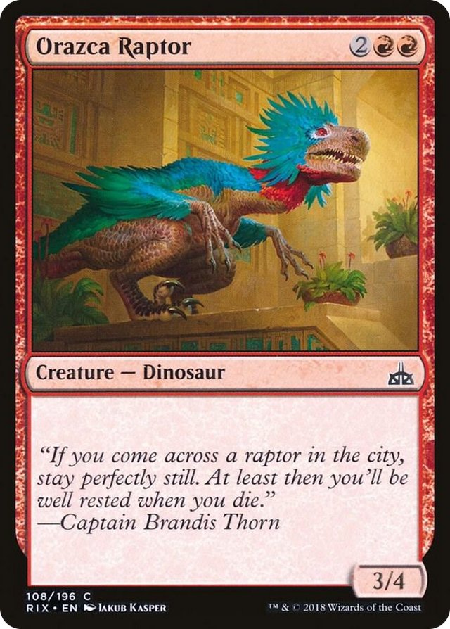 0108 Orazca Raptor C Rivals of Ixalan