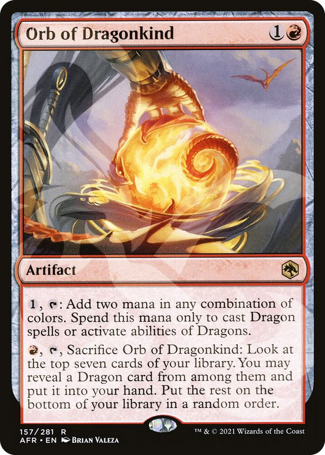 0157 Orb of Dragonkind R AFR Ampersand Promos