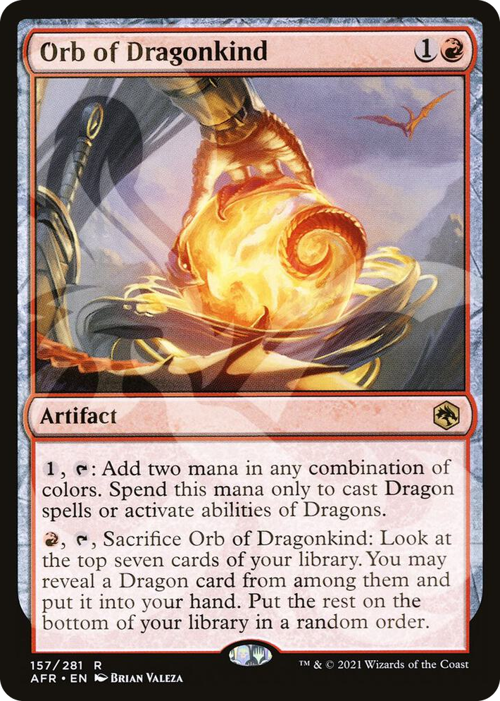 0157 Orb of Dragonkind R AFR Ampersand Promos