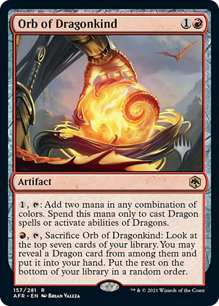0157 Orb of Dragonkind R Promo Pack: Adventures in the Forgotten Realms