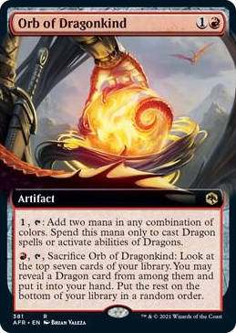 0381 Orb of Dragonkind (Extended Art) R Adventures in the Forgotten Realms
