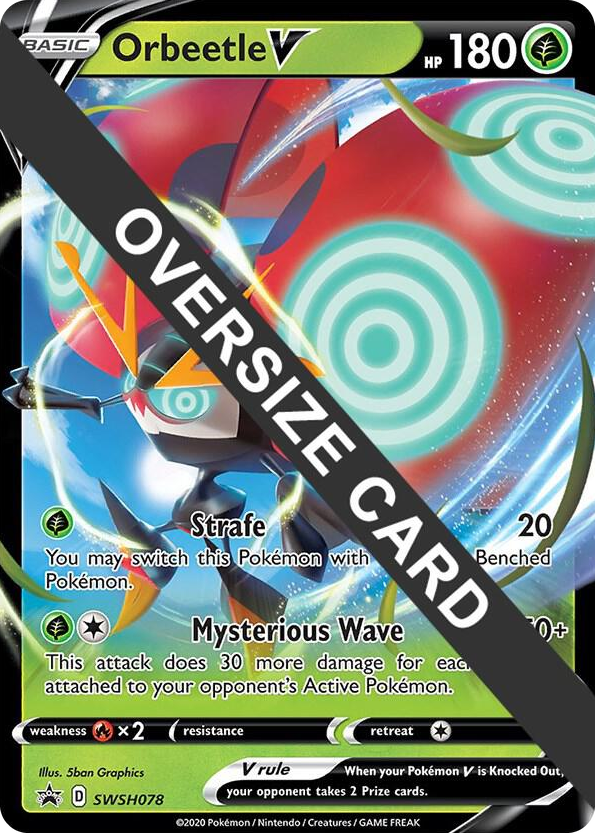 0078 Orbeetle V - SWSH078 Promo Jumbo Cards