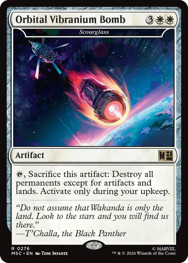 0276 Orbital Vibranium Bomb - Scourglass R Commander: Marvel Super Heroes