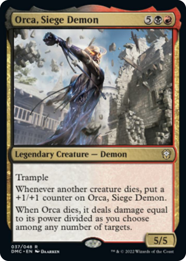 0037 Orca, Siege Demon R Commander: Dominaria United