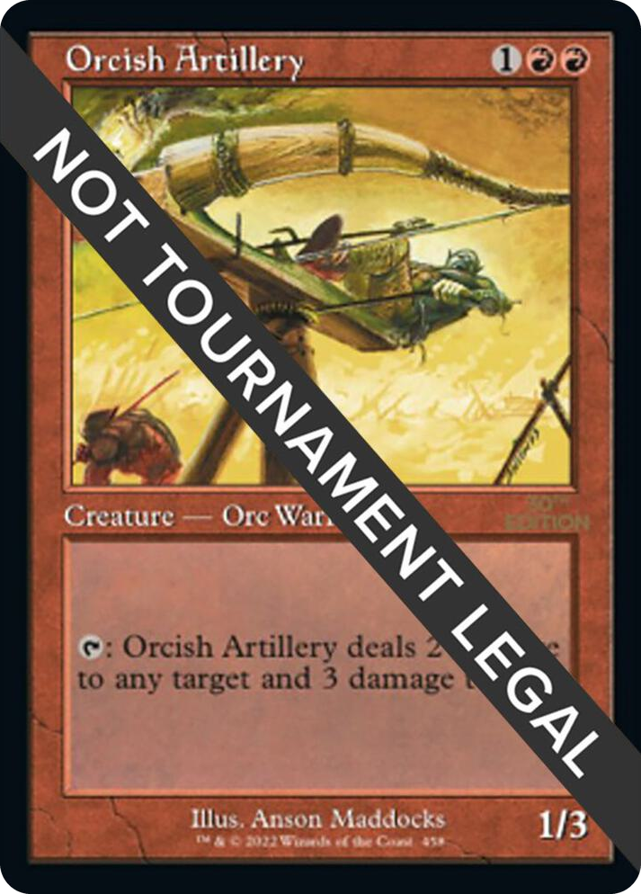 0458 Orcish Artillery (Retro Frame) U 30th Anniversary Edition