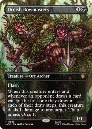 0019 Orcish Bowmasters (Borderless) M The Hobbit: Eternal-Legal