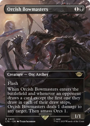 0433 Orcish Bowmasters (Borderless) R Universes Beyond: The Lord of the Rings: Tales of Middle-earth