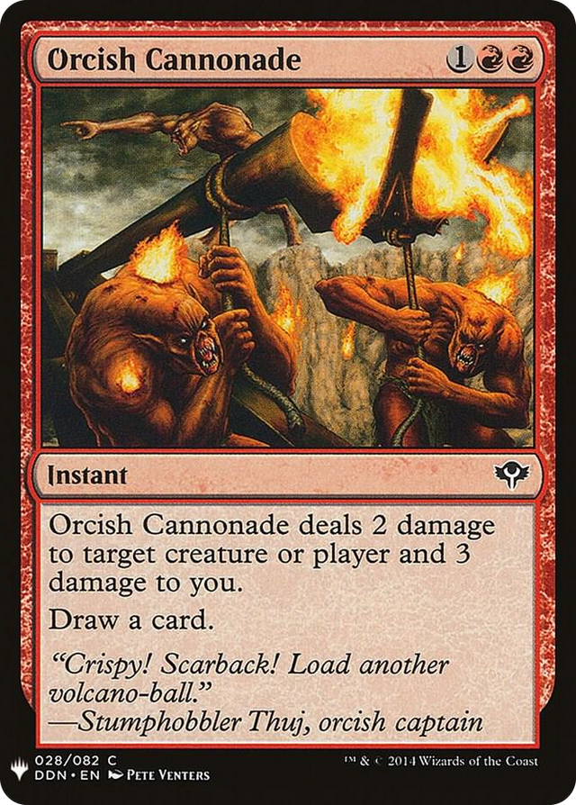 0028 Orcish Cannonade C The List Reprints