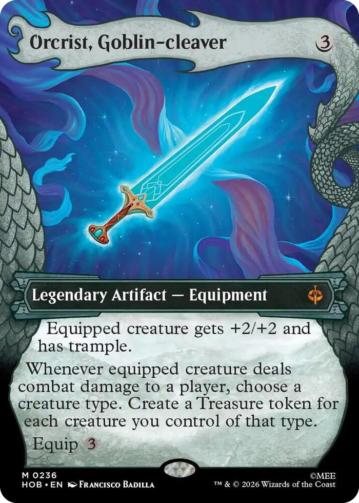 Orcrist, Goblin-cleaver (Showcase) #236 M - The Hobbit Pokemon card