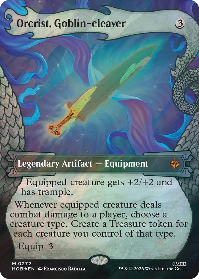 Orcrist, Goblin-cleaver (Showcase) (Surge Foil) #272 M - The Hobbit Pokemon card