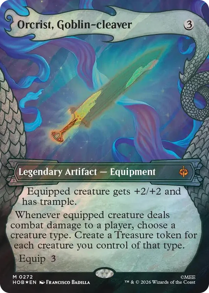 0272 Orcrist, Goblin-cleaver (Showcase) (Surge Foil) M The Hobbit