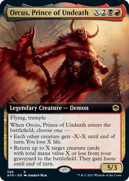 0388 Orcus, Prince of Undeath (Extended Art) R Adventures in the Forgotten Realms