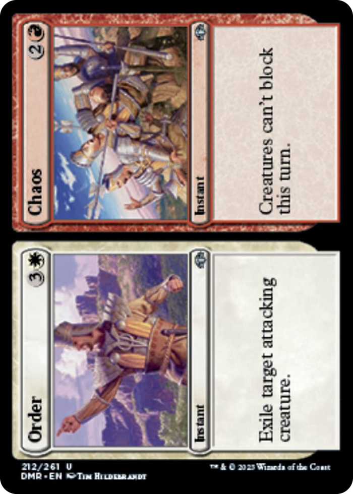 Order // Chaos #212 U - Dominaria Remastered Pokemon card