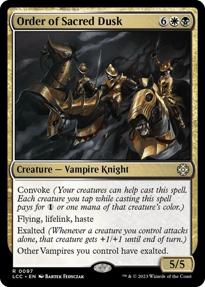Order of Sacred Dusk #97 R - Commander: The Lost Caverns of Ixalan Pokemon card