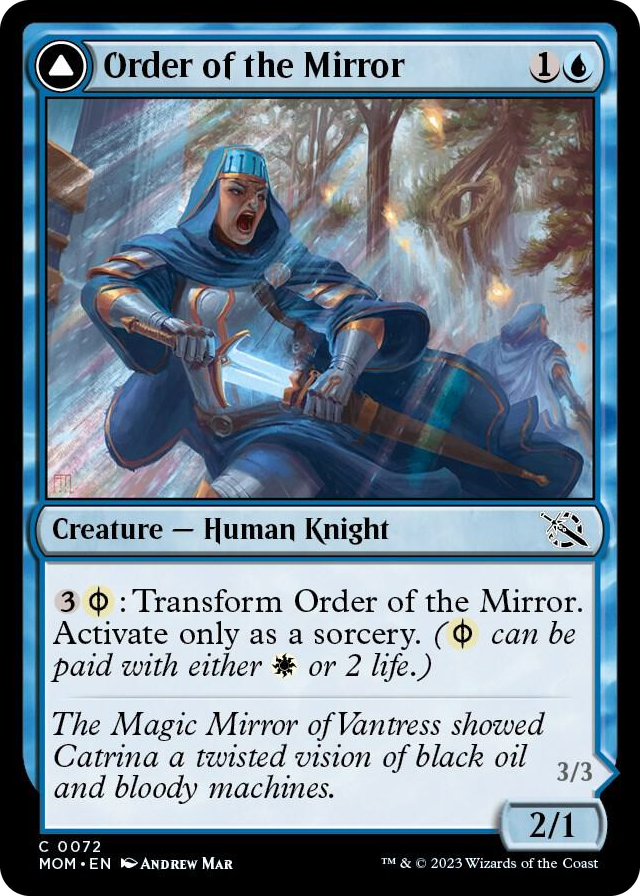 Order of the Mirror #72 C - March of the Machine Pokemon card