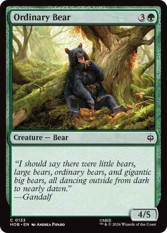 0133 Ordinary Bear C The Hobbit