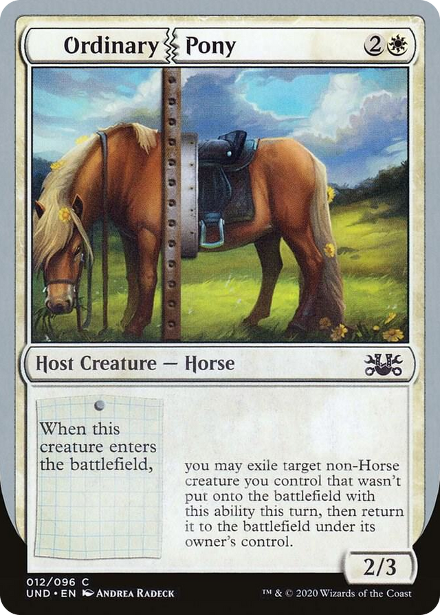 0012 Ordinary Pony C Unsanctioned