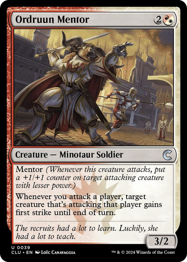0039 Ordruun Mentor U Ravnica: Clue Edition