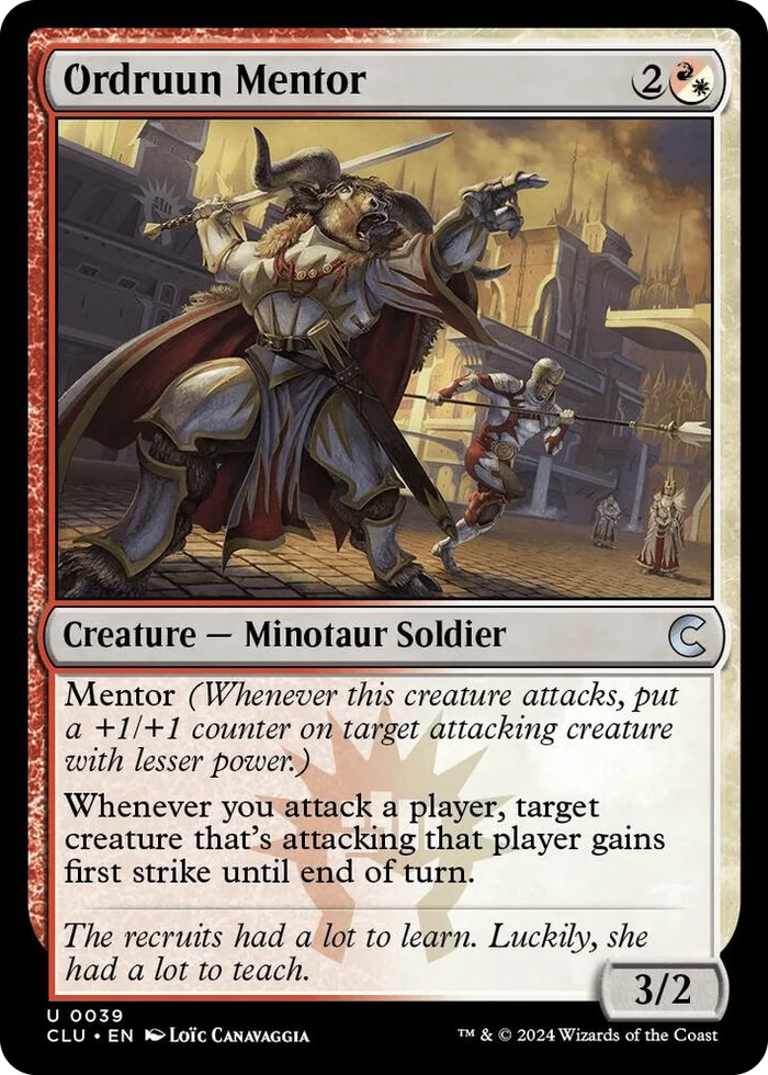 0039 Ordruun Mentor U Ravnica: Clue Edition