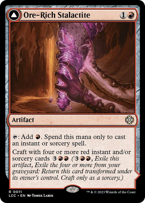 0011 Ore-Rich Stalactite R Commander: The Lost Caverns of Ixalan
