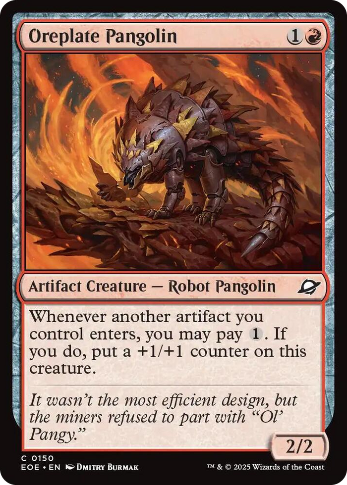 Oreplate Pangolin #150 C - Edge of Eternities Pokemon card