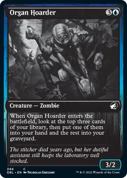 Organ Hoarder #66 C - Innistrad: Double Feature Pokemon card