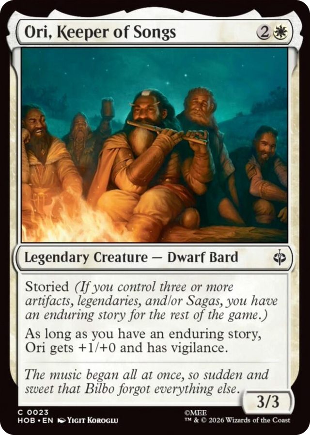 0023 Ori, Keeper of Songs C The Hobbit