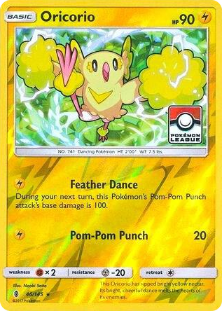 0046 Oricorio - 46/145 (Pokemon League) Promo League & Championship Cards