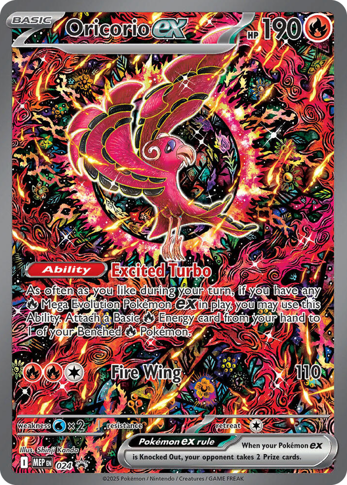 0024 Oricorio ex - 024 Promo Mega Evolution Promo