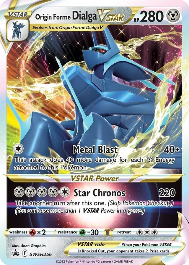 0256 Origin Forme Dialga VSTAR Promo Sword & Shield Promo Cards