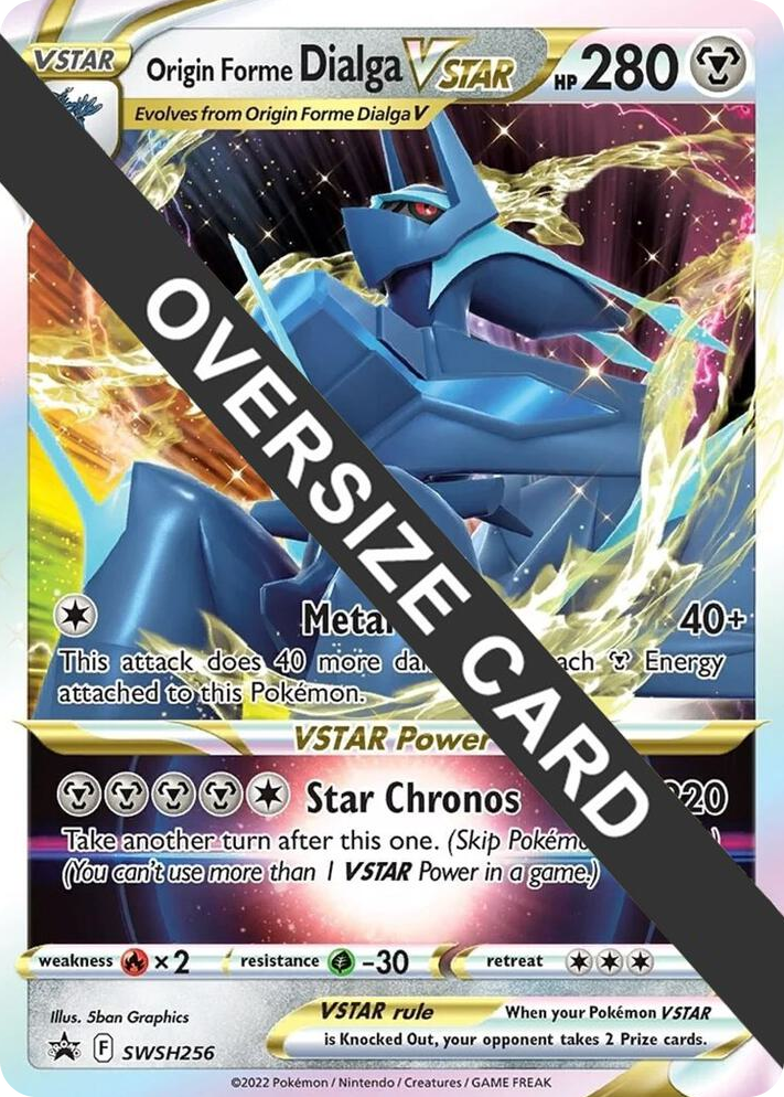 0256 Origin Forme Dialga VSTAR - SWSH256 Promo Jumbo Cards