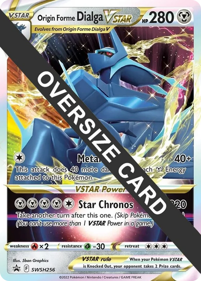 0256 Origin Forme Dialga VSTAR - SWSH256 Promo Jumbo Cards