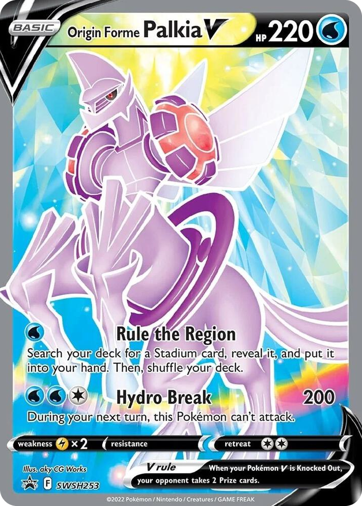 0253 Origin Forme Palkia V Promo Sword & Shield Promo Cards